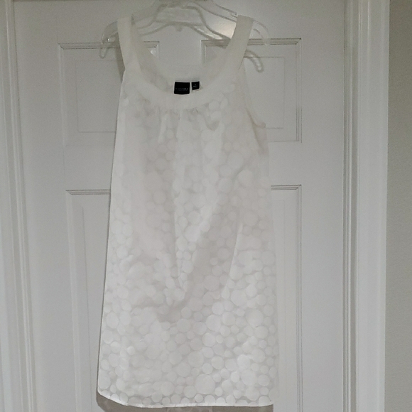 Sonama White Dot Swim Cover up Dress womens sz s - Picture 1 of 5